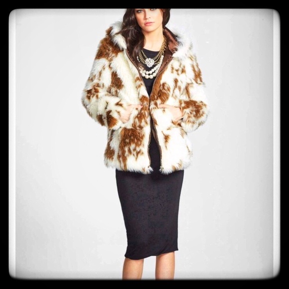 Lark faux fur coat - Picture 2 of 6